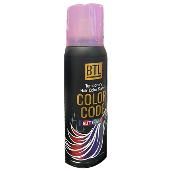 BTL Color Code Temporary Hair Color Spray 3oz - Multi Glitter – diy ...