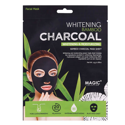 Magic Bamboo Charcoal Sheet Mask(Whitening & Moisturizing)