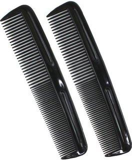 Magic Styling Comb Bulk Dozen Pack Black/Assorted