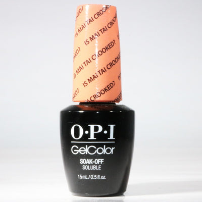 OPI Gelcolor 0.5oz - Is Mai Tai Crooked?