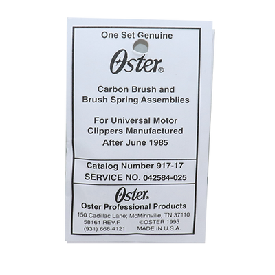 Oster Carbon Brush and brush Spring Assemblies
