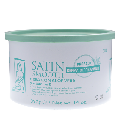 Satin Smooth Aloe Vera Wax With Vitamin E 14oz