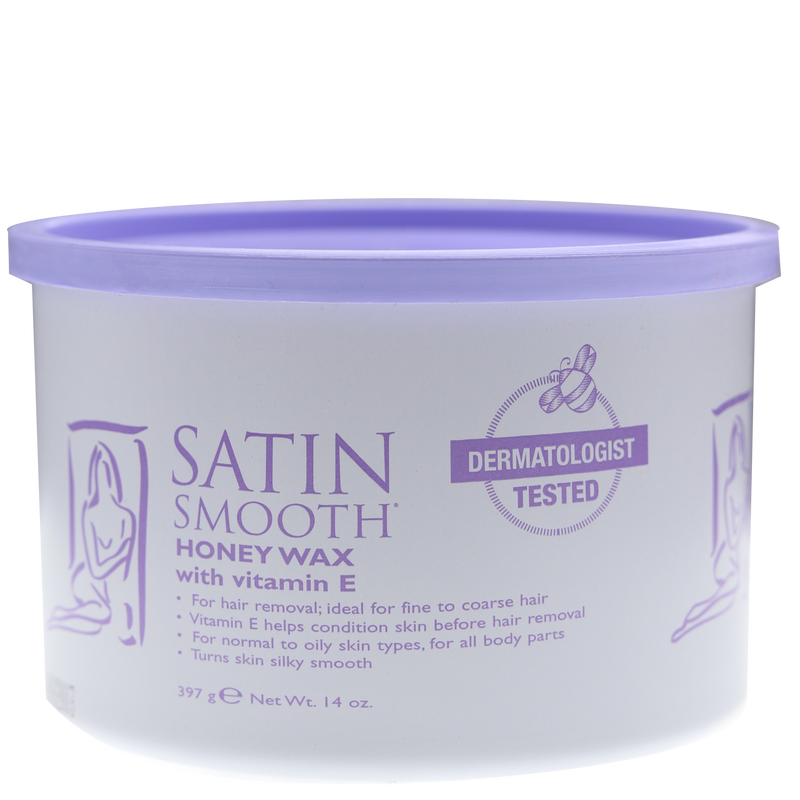 Satin Smooth Honey Wax w/Vitamin E 14oz