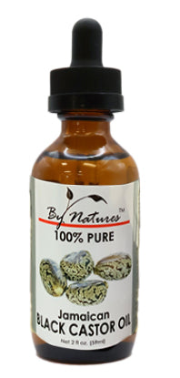 By Natures 100% Natural Jamaican Black Castor Oil 2oz
