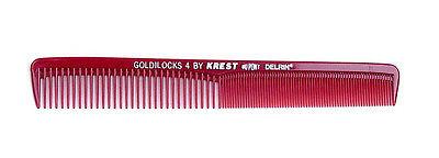 Krest Goldilocks Professional Combs #4 7" All Purpose Styler 1dz.