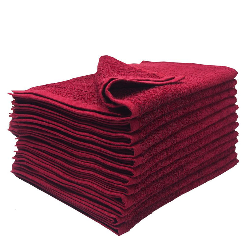 Towels Burgundy 12pk (16x27)[**] - diy hair company