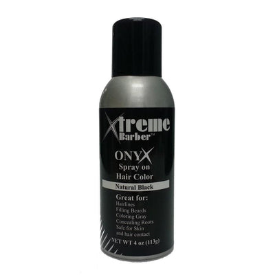 Xtreme Onyx Spray On Hair Color Natural Black 4oz