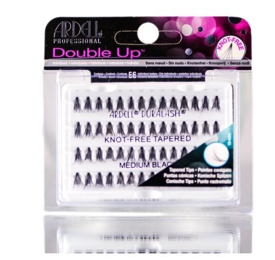 Ardell Double Up Knot Free Tapered Black