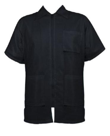 Vincent Barber Vest China Collar Black XL/2X