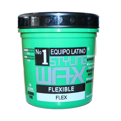 Eco Styler Equipo Latino #1 Styling Wax 16oz - Flex (Green)