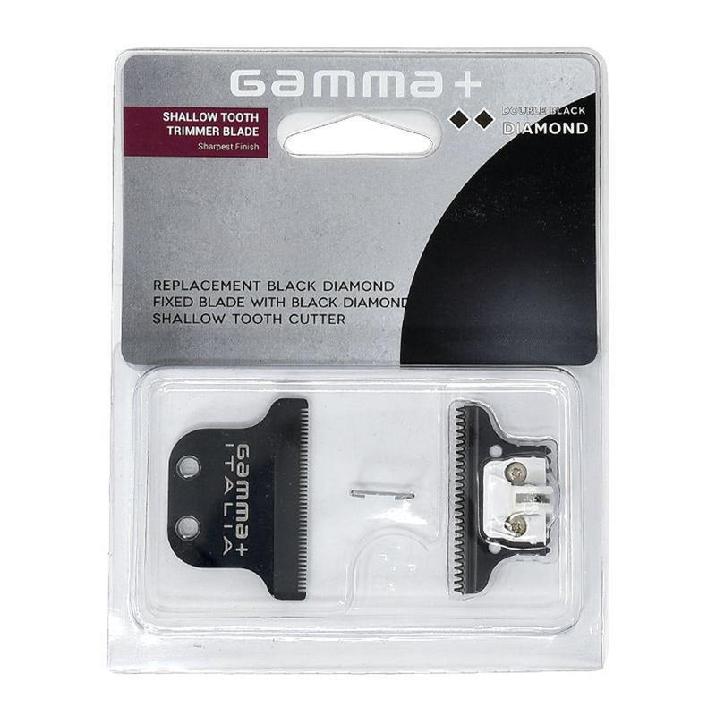 Gamma+ Clipper Blade w/ Fixed Blade and Steel Shallow Tooth Cutter(Ergo & Alpha)