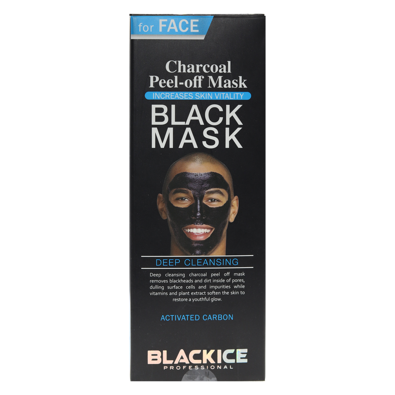 Black Ice Charcoal Peel-off Black Mask for Face 2.7oz