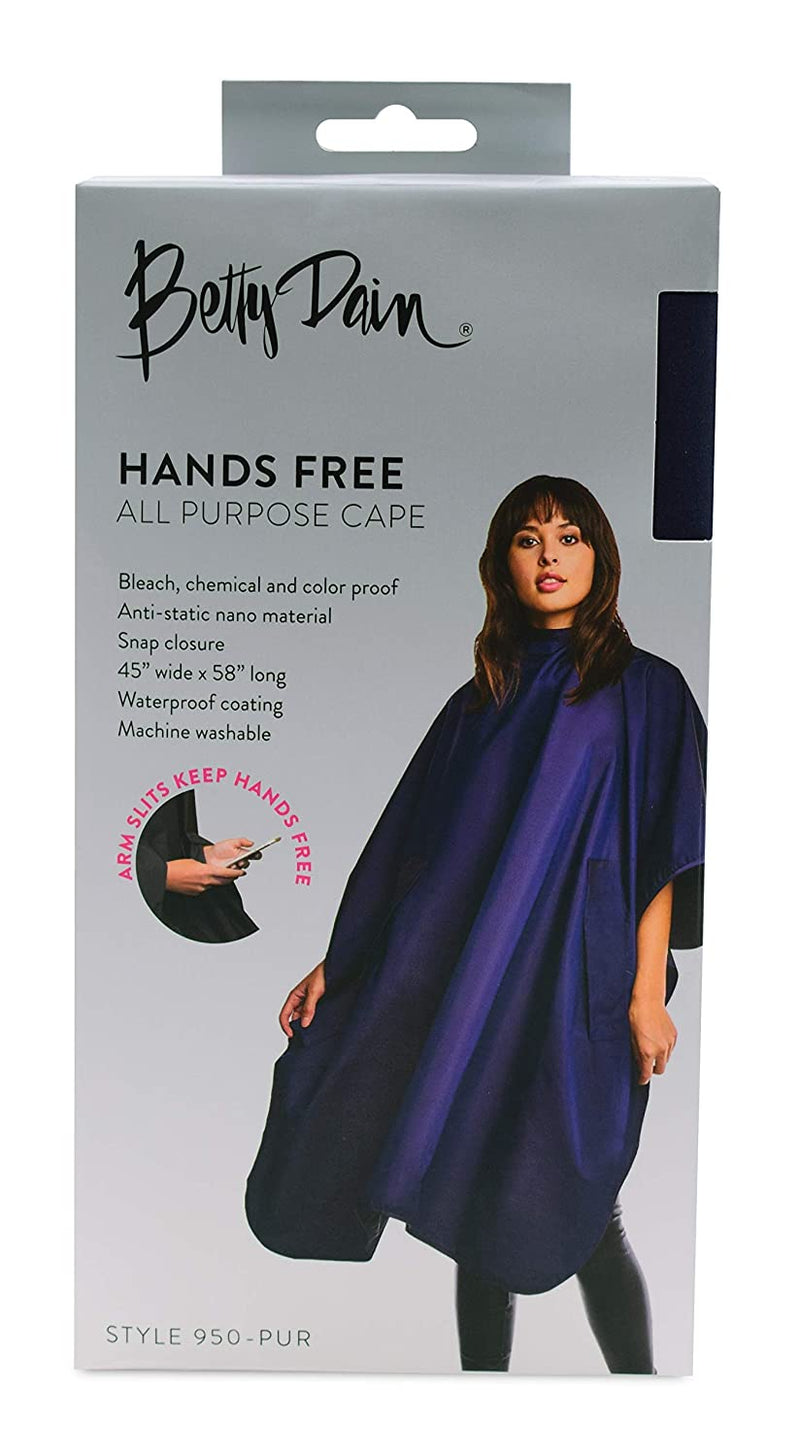 Betty Dain Hands Free All Purpose Cape - Purple
