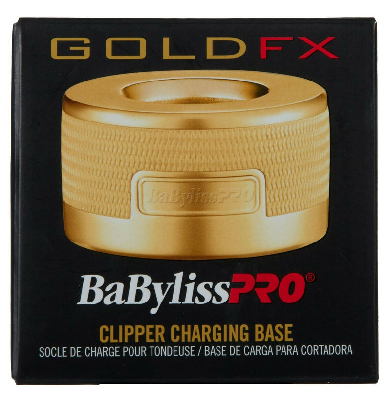 BabylissPro GoldFX Clipper Charging Base - Gold