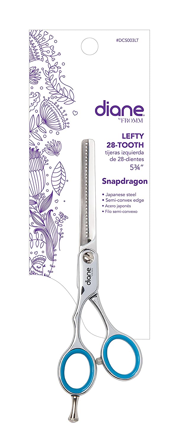 Fromm Diane Precision Cut Shears Snapdragon Left Handed Thinning 5 3/4" 28T - diy hair company