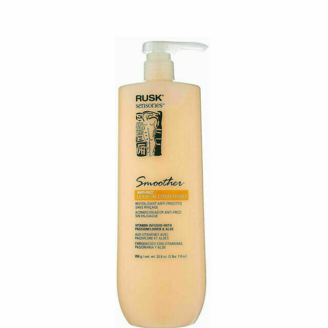 Rusk Sensories Smoother Passionflower and Aloe Leave-In Conditioner 35oz