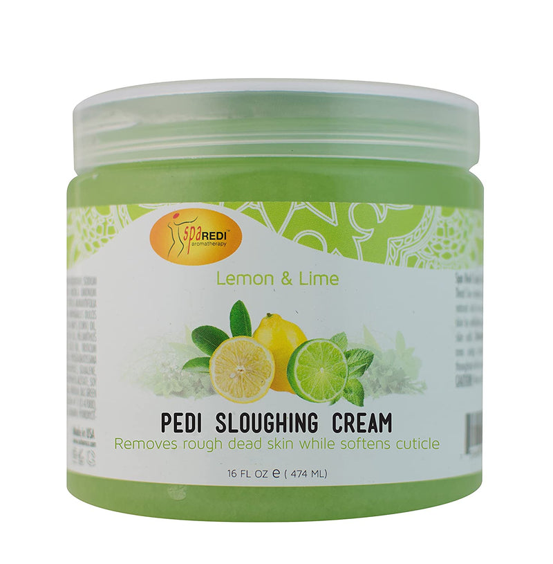 Spa Redi Pedi Sloughing Cream Lemon & Lime 16oz