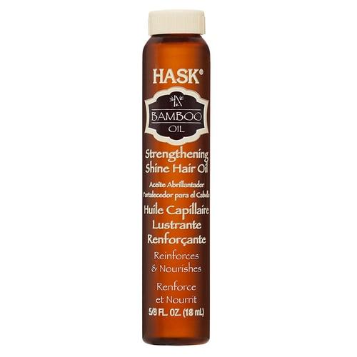 Hask Placenta Bamboo Oil Strengthening Shine Hair Oil Vials 5/8oz