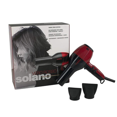 Solano Vero Rosso 1600W Hair Dryer Black/Red