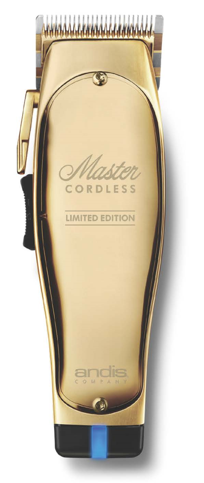 Andis Master Cordless Li Clipper Gold Limited Edition - diy hair company