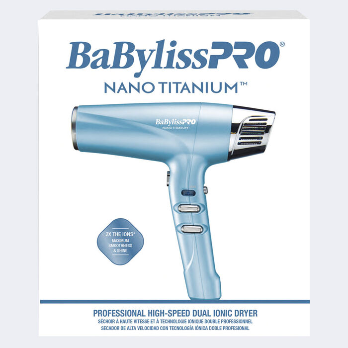 BabylissPro Nano Titanium High Speed Dual Ionic Hair Dryer