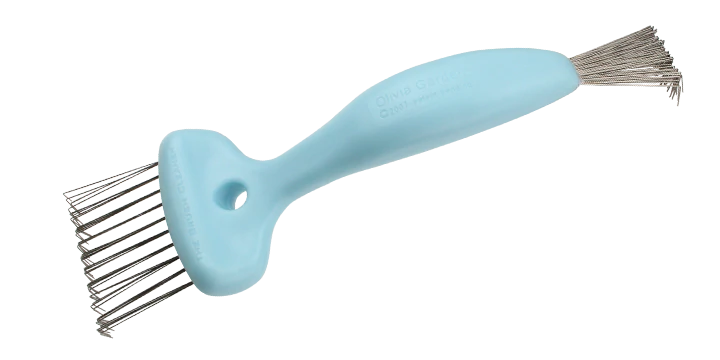 Olivia Garden Brush Cleaner - Blue