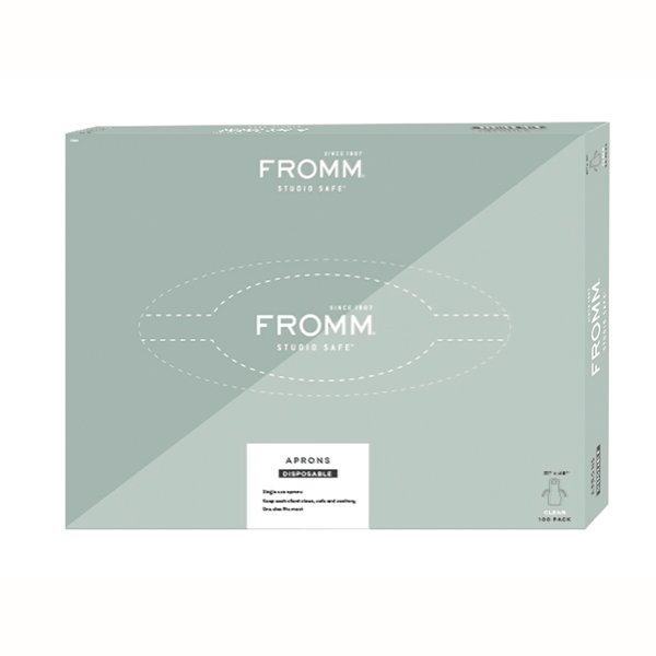Fromm Disposable Aprons Clear 100pk.