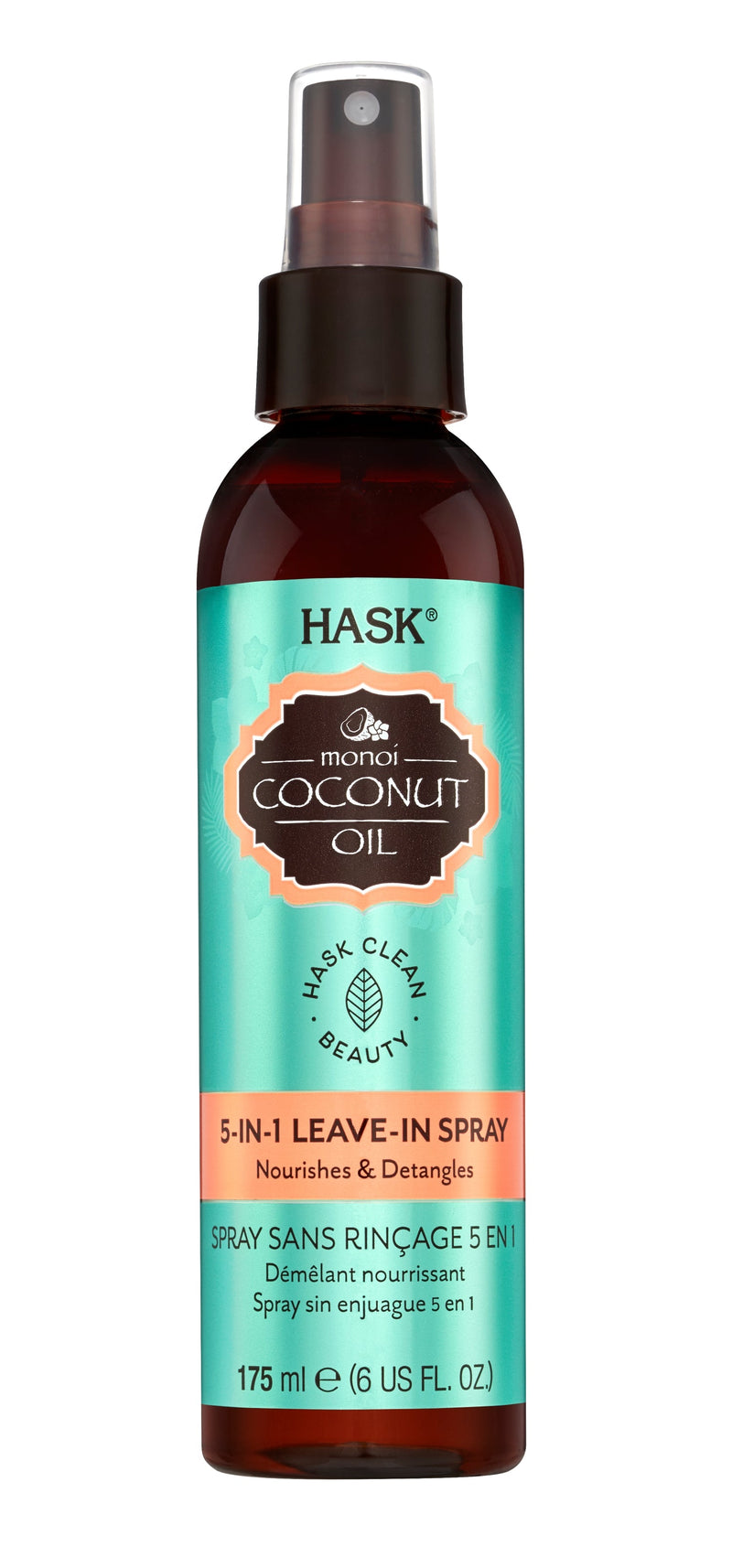 Hask Monoi Coconut Oil 5 in 1 Leave-In Spray 6oz