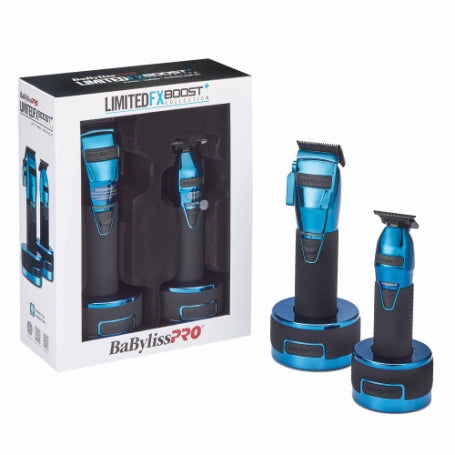 BabylissPro Limited Edition FX Boost+ Collection(Clipper/Trimmer) - Blue
