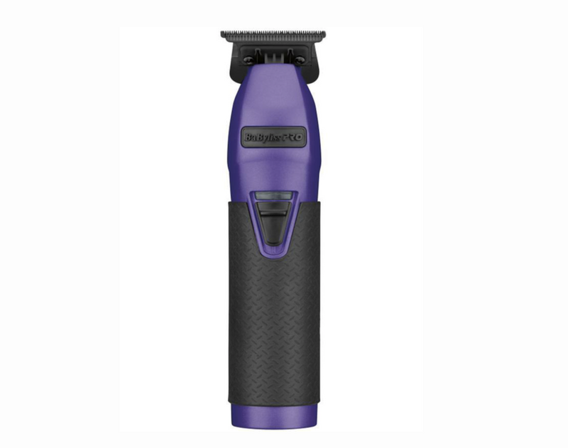 BabylissPro FX787PI Cord/Cordless Exposed Blade Trimmer Black/Purple - diy hair company