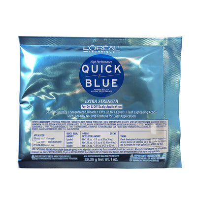 L'Oreal High Performance Quick Blue Powder Bleach, Extra Strength, 1-Ounce (1-Pack)