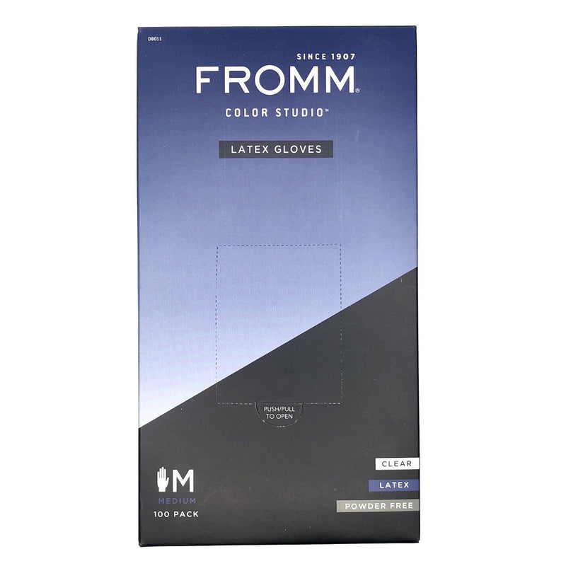 Fromm Latex Gloves Powder Free 100pk Medium