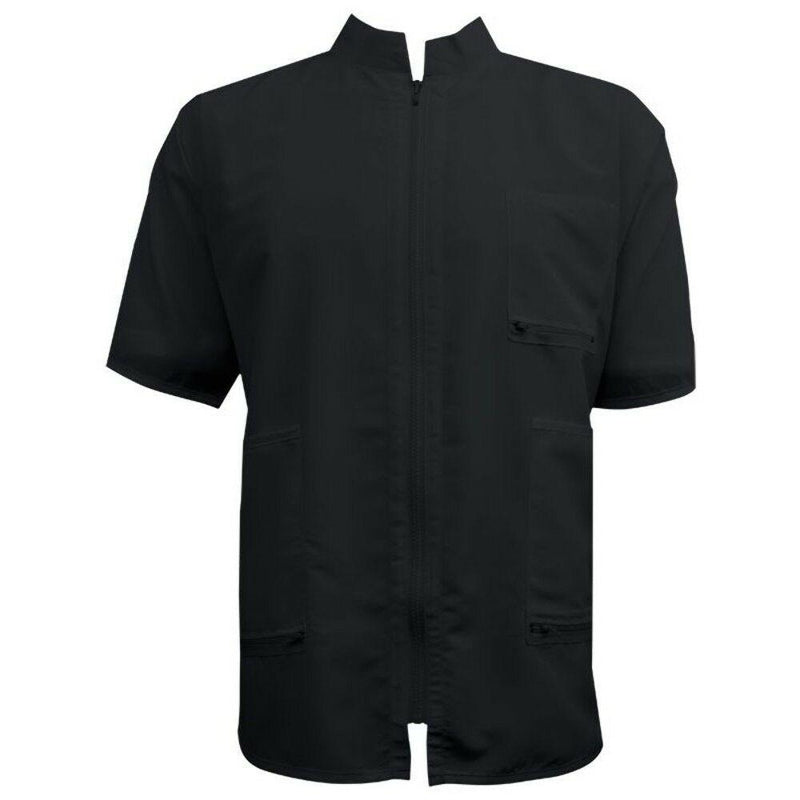 Vincent Barber Jacket China Collar Black