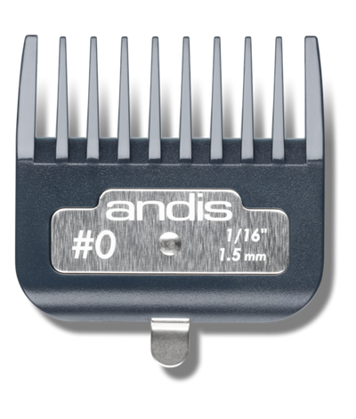 Andis Master Premium Metal Clip Comb #0 - 1/16"