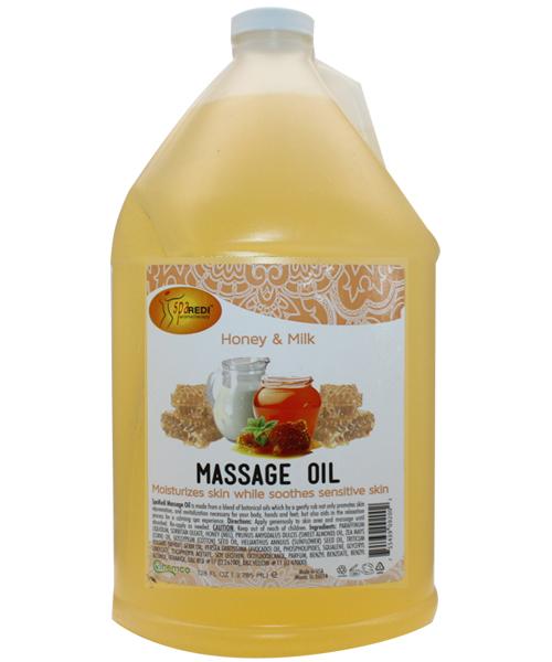 Spa Redi Massage Oil Honey & Milk 1gal