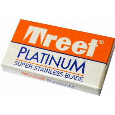 Treet Platinum Super Stainless Steel Double Edge Blades 10pk(100 Blades)