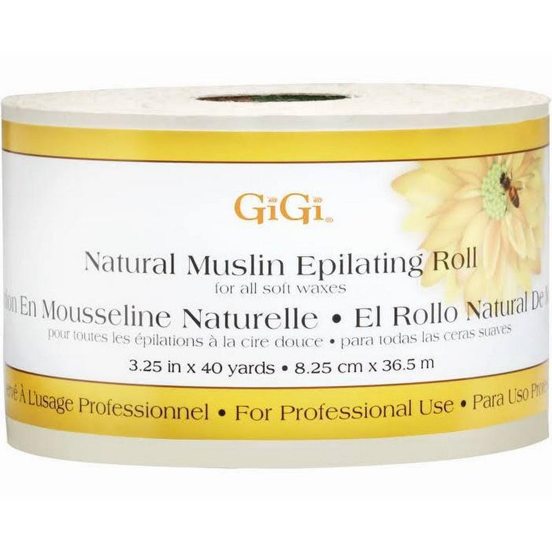 Gigi Natural Muslin Epilating Roll 3.25" x 40 yds