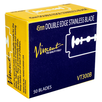 Vincent Stainless Double Edge Blade 50pk.
